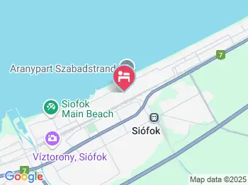 Adrienn Apartman Aranypart Siófok a térképen