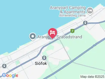 Ady Corner Prémium Apartmanok Siófok a térképen