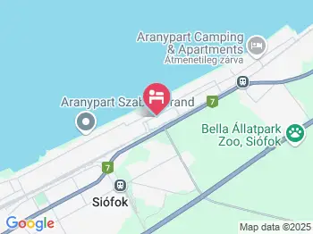Alex Vendégház Siófok a térképen