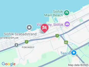  Andi Ház Siófok a térképen