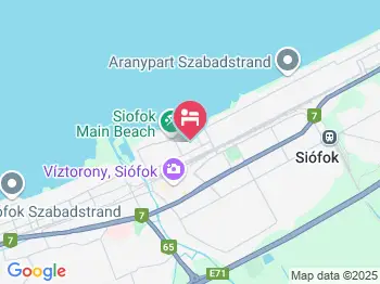 Aranymazsola Wellness Apartman Siófok a térképen