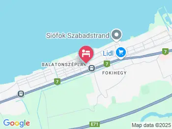 Babits Nyaraló Siófok a térképen