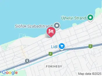 Balaton Legendája Apartman Siófok a térképen