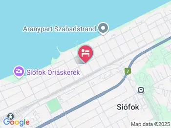 Balaton Panzió Siófok a térképen