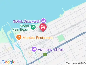 Bálint Wellness Apartman Siófok a térképen