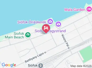 Beach Hotel & Panzió Siófok a térképen