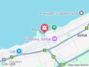 A Béke Jóságos angyala emlékmű Siófok Siófok a térképen