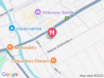 Bella Italia Restaurant Siófok a térképen