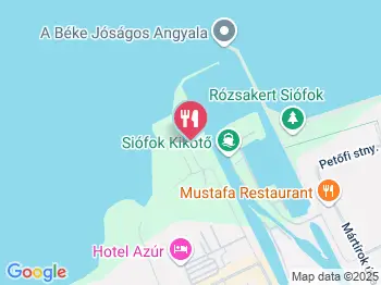 BlueDot Bistro - Hotel Yacht Siófok a térképen