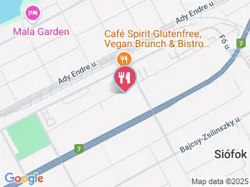 Borostyán Étterem Siófok a térképen