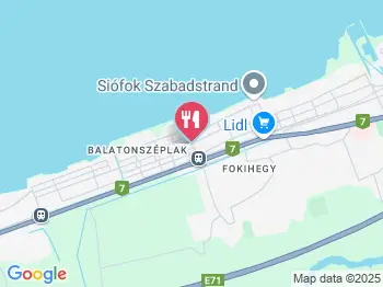 Calypso Étterem Siófok a térképen