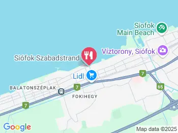 Camelot Középkori Étterem Siófok a térképen