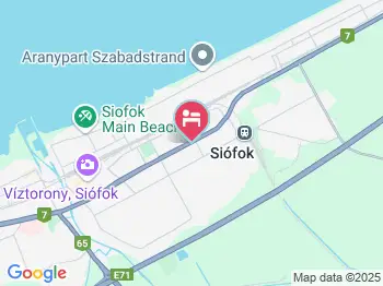 Catamaran Apartmanház Siófok a térképen