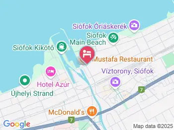 CE Napfény Hotel Siófok a térképen