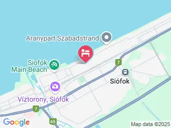 Charlie Vendégház Siófok a térképen