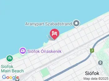 Club218 Lakásapartman Siófok a térképen