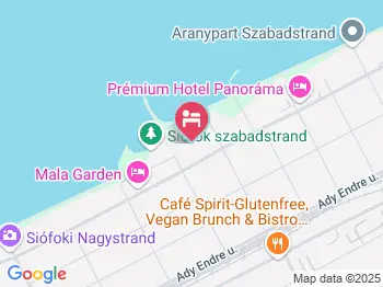 Club218 Siófok Apartmanház Siófok a térképen