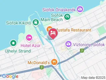 Color Beach Apartmanház Siófok a térképen