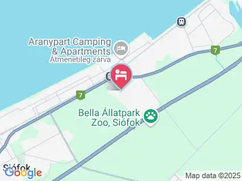 Családikuckó Vendégház Siófok a térképen