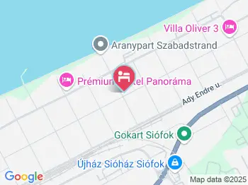 Diana Hotel Siófok a térképen