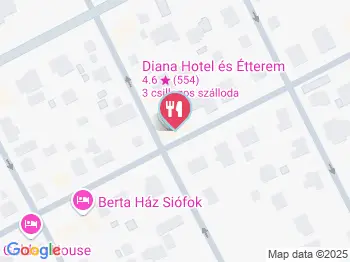 Diana Restaurant Siófok a térképen