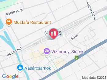 Dinasztia Cukrászda Siófok a térképen