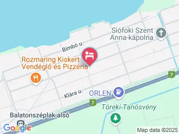 Diószeghy-Villa Siófok a térképen