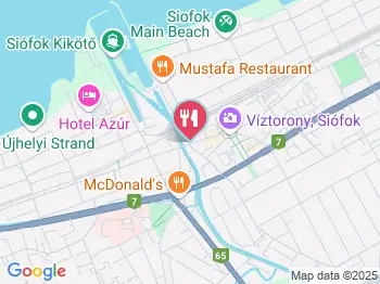 Doboz Gasztrobár Siófok a térképen