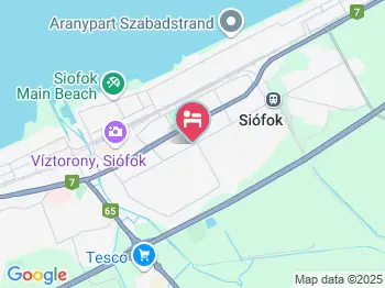 Dorina Apartmanház Siófok a térképen