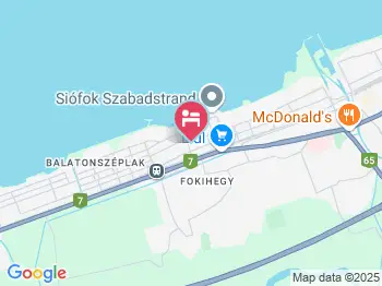 Erkel Vendégház Siófok a térképen