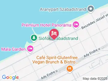 Erzsébet Szálloda Siófok Siófok a térképen