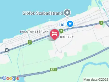 Eszter Apartmanház Siófok a térképen
