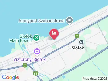 Éva Vendégház Siófok a térképen