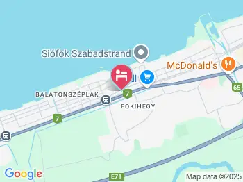 Ezüst Fenyő Villa Siófok a térképen