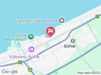 Fanny Vendégház Siófok a térképen