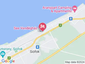 Fenyves Vendégház Siófok a térképen