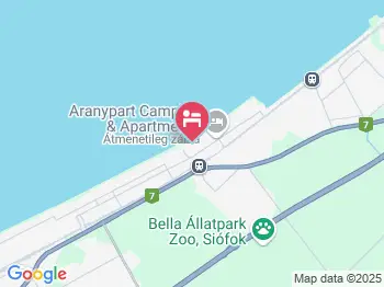 Galérius Vízpart Apartmanház Siófok a térképen