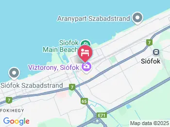 Haus Csanaky Siófok a térképen