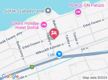 Ház 6 személy részére a Balatonnál Siófok a térképen