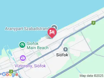 Hermina Panzió Siófok a térképen