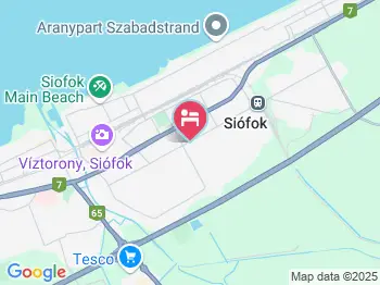 Horváth Apartmanház Siófok a térképen