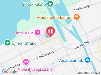 Hotel Azúr - Korinthos Étterem Siófok a térképen