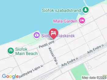 Hotel Európa & Hungária Siófok Siófok a térképen