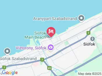 Hotel Holiday Siófok a térképen