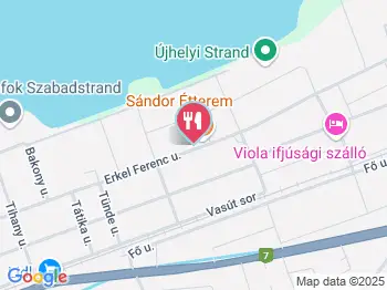 Hotel Korona étterme Siófok a térképen