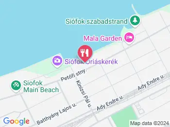 Hotel Lidó Kávézó Siófok a térképen