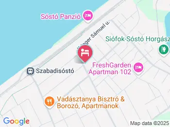 Hotel Négy Évszak Siófok a térképen