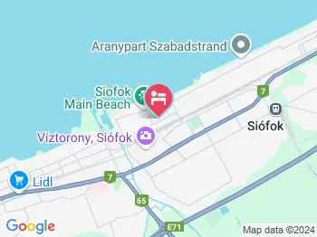 Hotel Solero Siófok Siófok a térképen