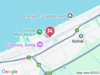 Hotel Vénusz Siófok a térképen