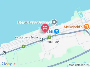 Ifjúsági Szálláshely Villa Benjamin Siófok a térképen